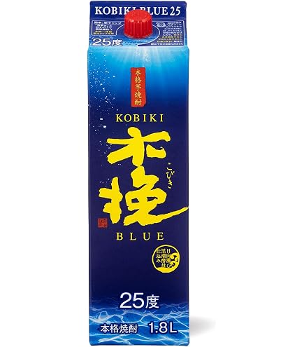 Amazon.co.jp: 芋焼酎 日向木挽BLUE（ブルー）20度 1800ml紙パック